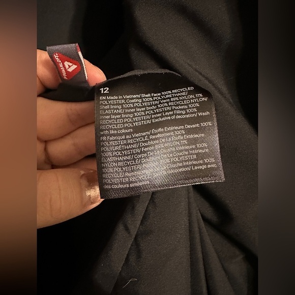 Lululemon 3 In 1 Insulated Rain Coat Jacket Parka Size 12 Black $498 Retail - Picture 9 of 12